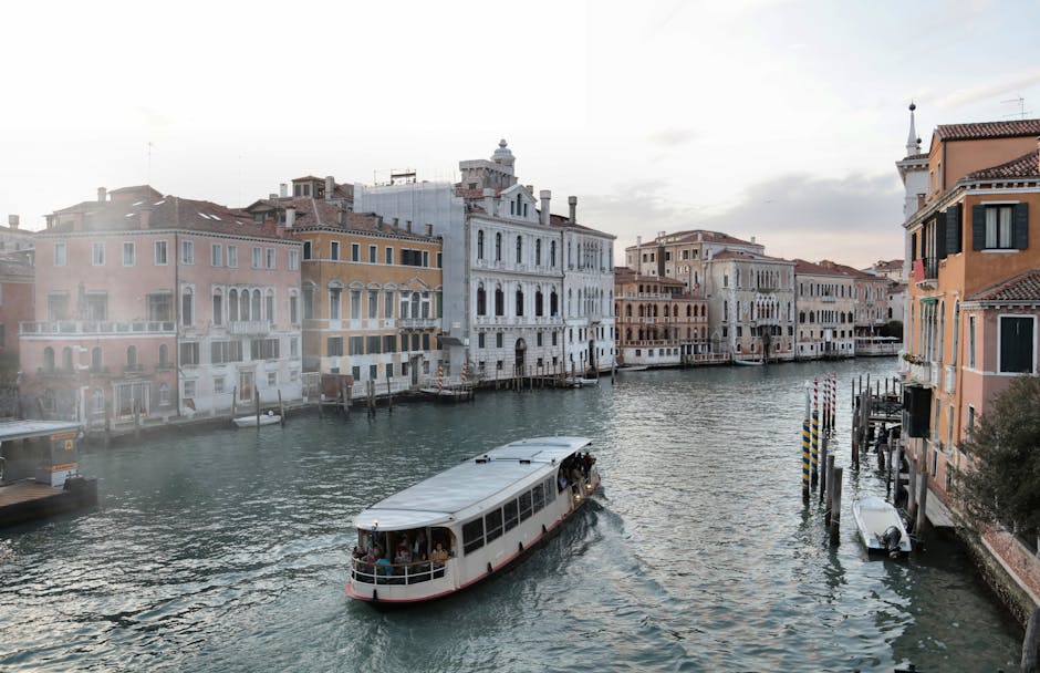 Venice Grand Canal sunrise gondola