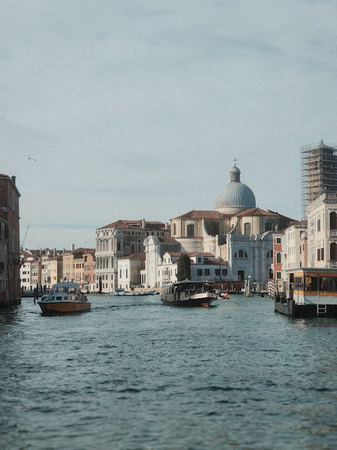Venice vaporetto Grand Canal daytime
