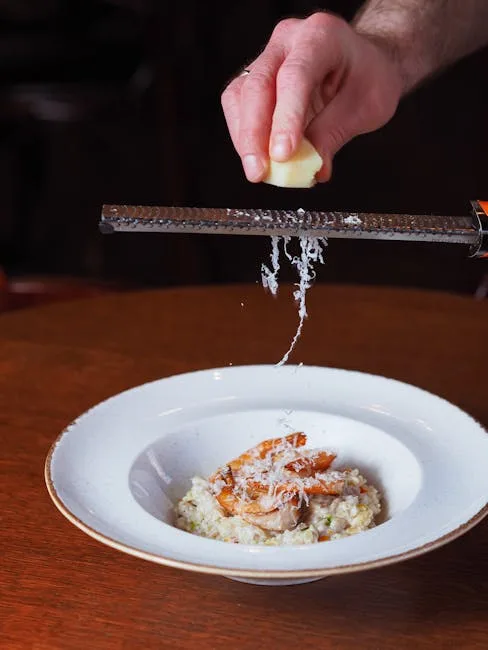 Italienisches Pastagericht: Meeresfrüchte-Risotto in Venedig