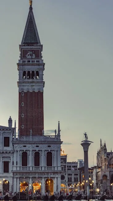 St Mark Square evening lights