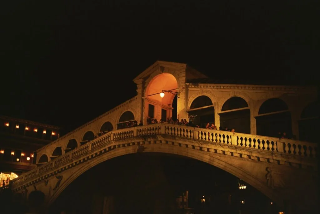 Grand Canal view Rialto bridge daylight